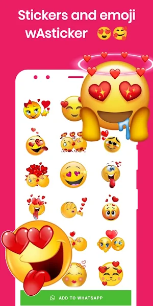 Stickers and emoji - WASticker Screenshot 0