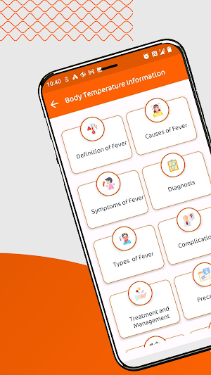 Body Temperature-Fever Tracker Screenshot 1