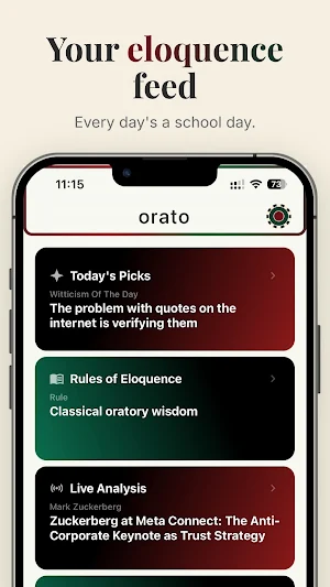 ORATO - AI Vocabulary Builder Screenshot 1