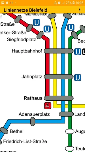 LineNetwork Bielefeld Screenshot 1