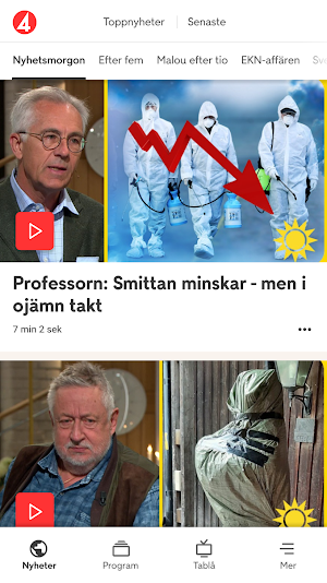 TV4 Nyheterna Screenshot 2