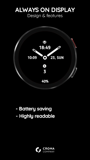 Spectrum Watch Face Wear OS Screenshot 3