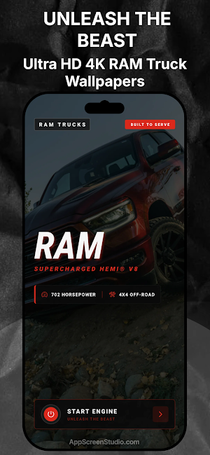 RAM Truck Wallpapers 4K Screenshot 0