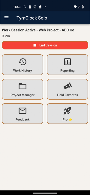 TymClock Solo Screenshot 3