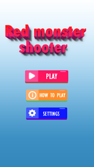 RED MONSTER SHOOTER: SHOOTING  Screenshot 0