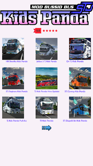Mod Bussid Bus STJ Kids Panda Screenshot 2