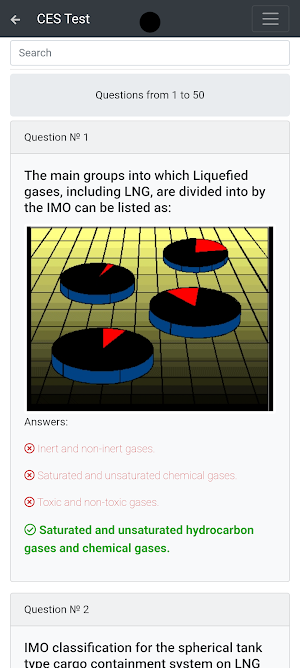 LNG tankers CHaS Operational Screenshot 1