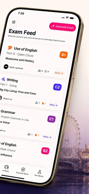 Cambridge English Exam AI Screenshot 1