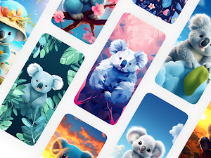 Blue Koala Wallpapers Screenshot 0