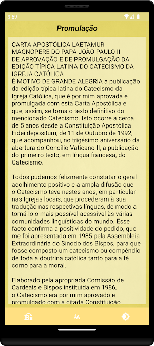 Catecismo da Igreja Católica Screenshot 2