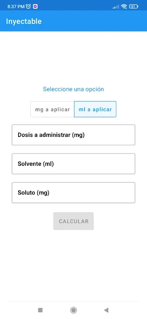Dosis Med Calculadora Screenshot 3