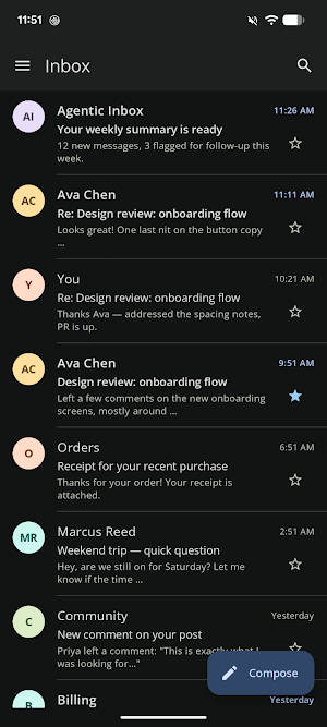 Agentic Inbox Screenshot 2