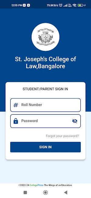 St. Joseph College of Law Screenshot 0