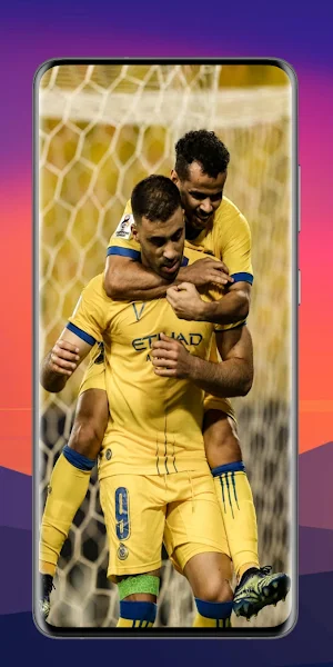 Al Nassr FC 4K Wallpaper Screenshot 2