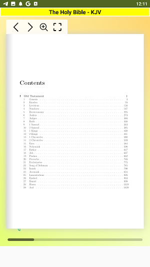 Holy Bible King James Version Screenshot 2