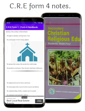 C.R.E: Form 1 - 4 Handbook. Screenshot 3