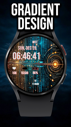 A072 Quantum Design Watch Face Screenshot 0