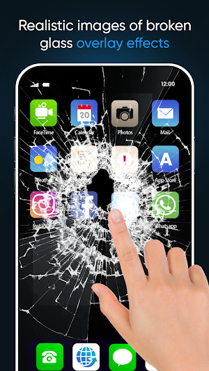Broken Screen Prank Wallpaper Screenshot 3