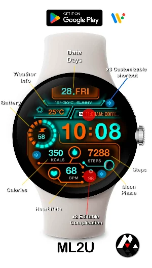 ML2U 217 Watch Face Screenshot 1