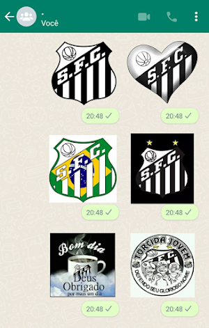 Figurinhas do Santos Screenshot 2