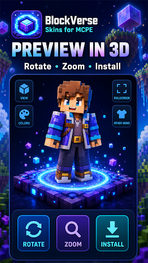 BlockVerse Skins for MCPE Screenshot 1