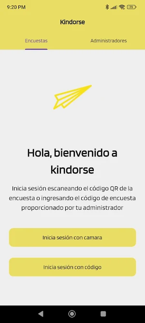 Kindorse Encuestas Restaurants Screenshot 0