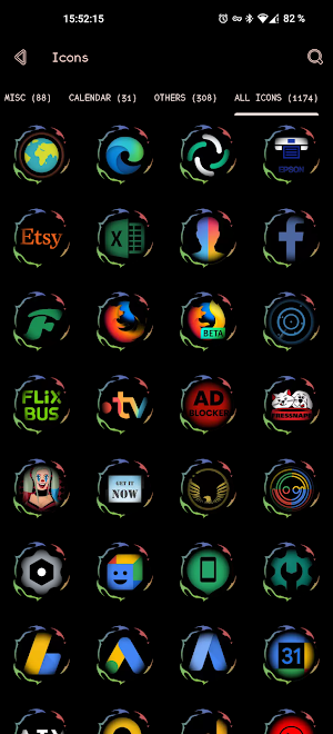 Dark Army Omni Icon Pack Screenshot 2