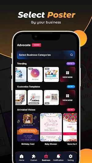 Postifly - Brand Poster Maker Screenshot 1