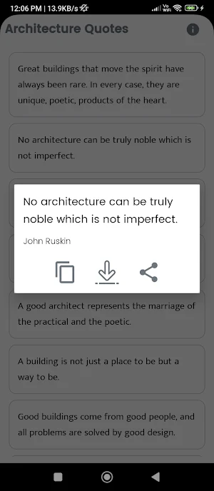 Architecture Quotes Screenshot 1