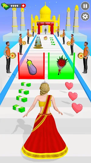 Indian Bride Race Wedding Game Screenshot 1