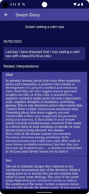 SweetDreams - Dream Meaning Screenshot 2
