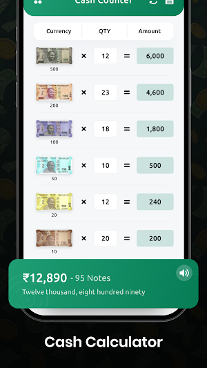 Cash Calculator: Money Counter Screenshot 0