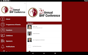 The 22nd BHF Conference 2023 Screenshot 3