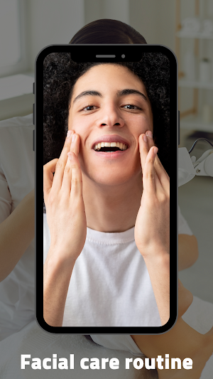 facial care routine Screenshot 0