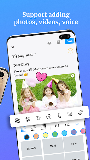 Diary & Journal with lock Screenshot 1
