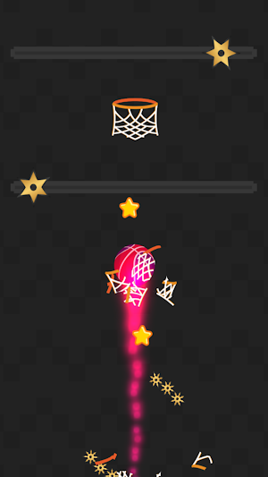 Fire Dunk Up : Fire basketball Screenshot 1