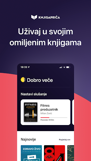 Knjigaprica - audio books Screenshot 0