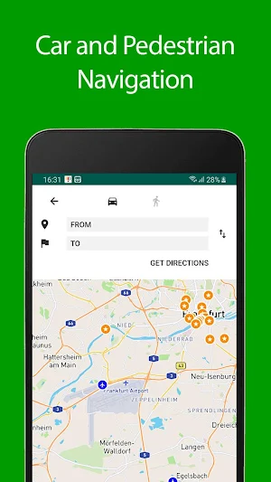 Frankfurt Offline Map and Travel Guide Screenshot 1