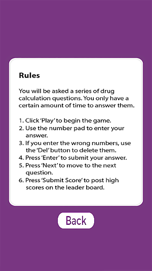 Drug Calculations Game Screenshot 3