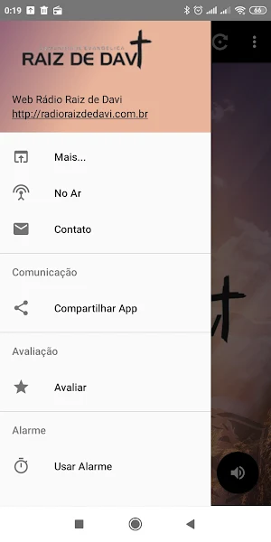 Web Rádio Raiz de Davi Screenshot 1