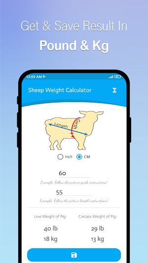 Pig Weight Calculator Screenshot 2