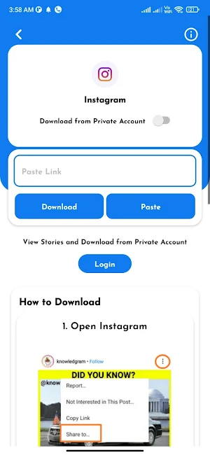 SocialVidLoader Screenshot 0