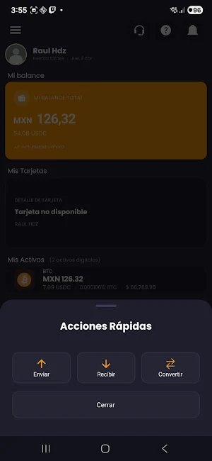 DBX Wallet Personas MX Screenshot 2