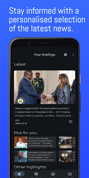 Sierra Digest: African News Screenshot 0