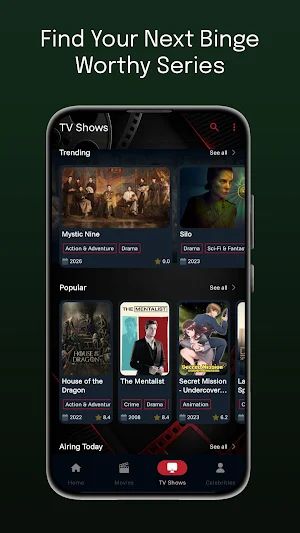 CineBox – Movies & TV Shows Screenshot 1