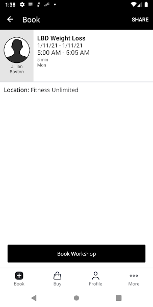 Fitness Unlimited Milton Screenshot 2