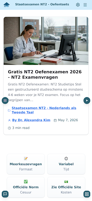NT2 Practice Test Screenshot 1