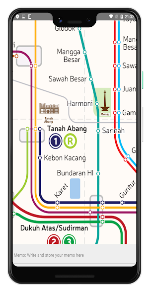 JAKARTA METRO MAP Screenshot 2