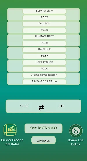 Indicador Dolar Venezuela Screenshot 2