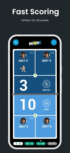 SKORX: Pickleball Scoring App Screenshot 2